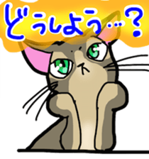 A tidy cat. sticker #4661492