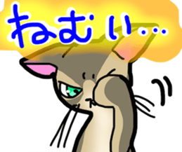 A tidy cat. sticker #4661513