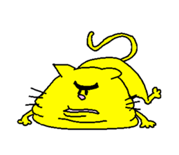 His name is Mayuge NEKO. sticker #4661650