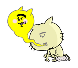 His name is Mayuge NEKO. sticker #4661659