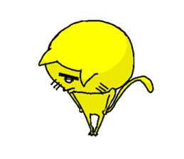 His name is Mayuge NEKO. sticker #4661677