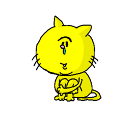 His name is Mayuge NEKO. sticker #4661685