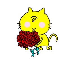 His name is Mayuge NEKO. sticker #4661687