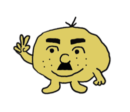 Potato family veggie talk in English sticker #4661730