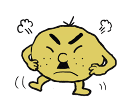 Potato family veggie talk in English sticker #4661731