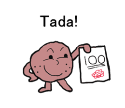 Potato family veggie talk in English sticker #4661737