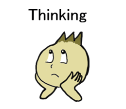 Potato family veggie talk in English sticker #4661744