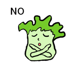 Potato family veggie talk in English sticker #4661745