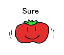 Potato family veggie talk in English sticker #4661751