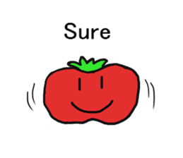 Potato family veggie talk in English sticker #4661751