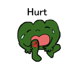 Potato family veggie talk in English sticker #4661753