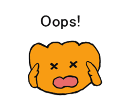 Potato family veggie talk in English sticker #4661759