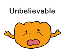 Potato family veggie talk in English sticker #4661760