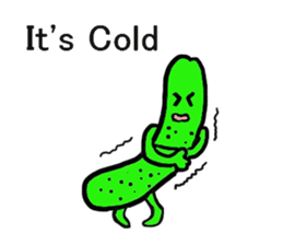 Potato family veggie talk in English sticker #4661762