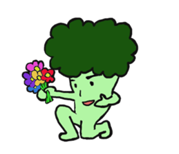 Potato family veggie talk in English sticker #4661764