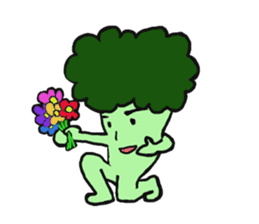 Potato family veggie talk in English sticker #4661764