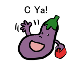 Potato family veggie talk in English sticker #4661767