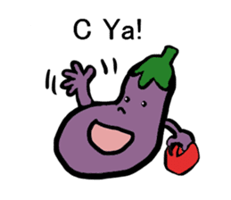 Potato family veggie talk in English sticker #4661767