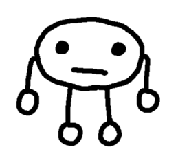 tadpole man sticker #4662328