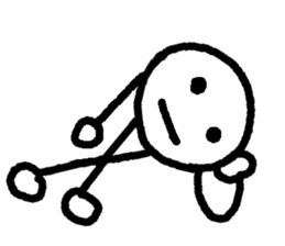 tadpole man sticker #4662335