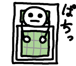 tadpole man sticker #4662342