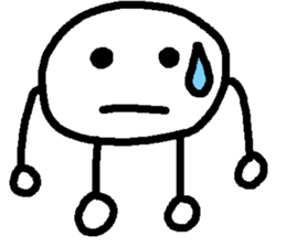 tadpole man sticker #4662345