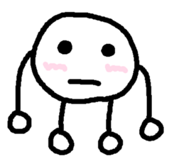 tadpole man sticker #4662347