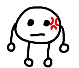 tadpole man sticker #4662362