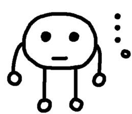 tadpole man sticker #4662364