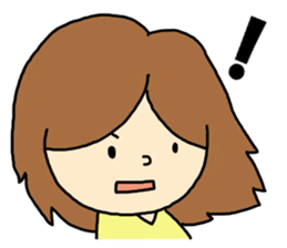 fluffy cute girl sticker #4662730