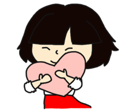 fluffy cute girl sticker #4662731