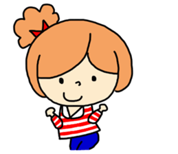 fluffy cute girl sticker #4662734