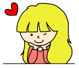 fluffy cute girl sticker #4662740