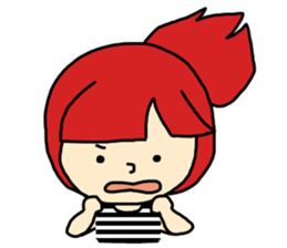 fluffy cute girl sticker #4662749