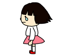 fluffy cute girl sticker #4662753