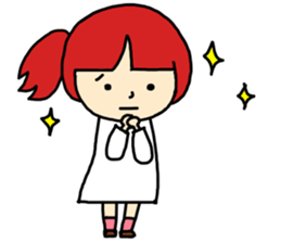 fluffy cute girl sticker #4662760