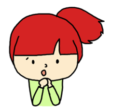 fluffy cute girl sticker #4662762