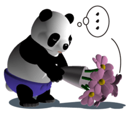 Easy panda sticker #4662950