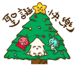 Beibei&Tintin Christmas HalloweenNewYear sticker #4663503