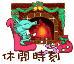 Beibei&Tintin Christmas HalloweenNewYear sticker #4663504