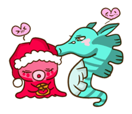 Beibei&Tintin Christmas HalloweenNewYear sticker #4663514