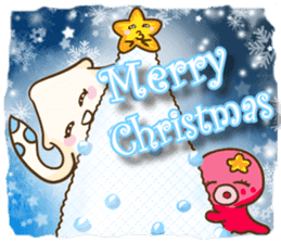 Beibei&Tintin Christmas HalloweenNewYear sticker #4663516