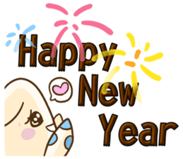 Beibei&Tintin Christmas HalloweenNewYear sticker #4663518