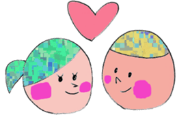 Friends of various facial expressions sticker #4663752