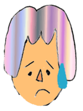 Friends of various facial expressions sticker #4663766