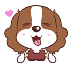 The Cavalier King Charles Spaniel Dog 2. sticker #4664216