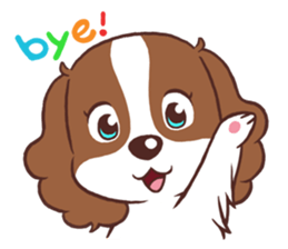 The Cavalier King Charles Spaniel Dog 2. sticker #4664224