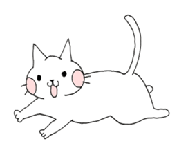 slow sweet cat sticker sticker #4664585