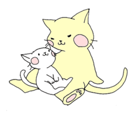 slow sweet cat sticker sticker #4664604