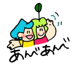 NANBU-CHAN and APURU-CHAN sticker #4665260